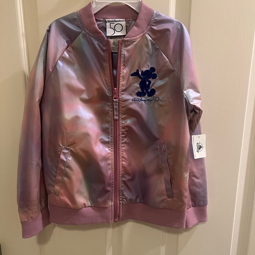 Disney Iridescent Pink Kids jacket 50th anniversary